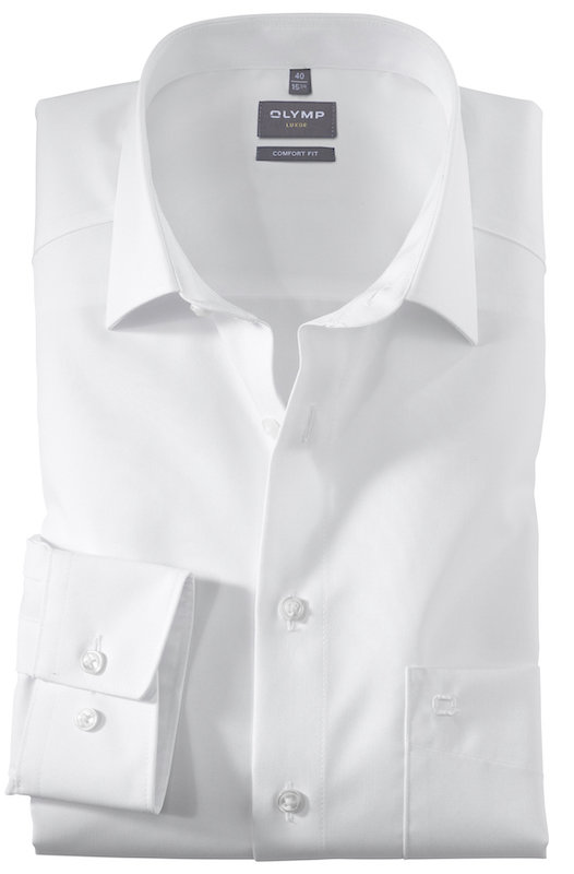 Fehér férfi ing Olymp Luxor comfort fit bő szabás
